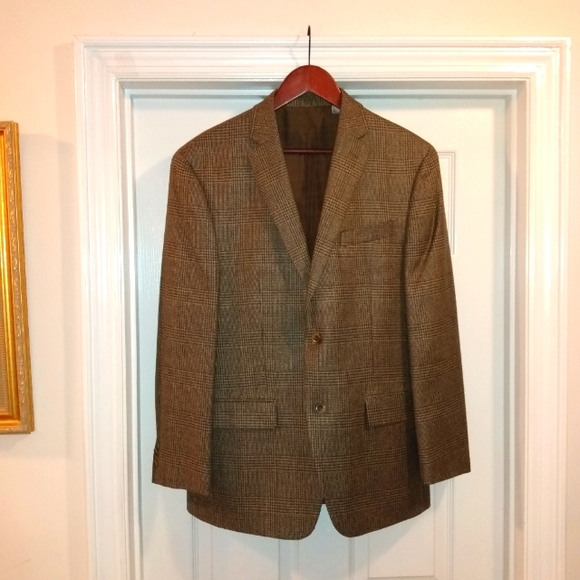 Michael Kors Other - Michael Kors Brown Tan Tweed Wool Sports Coat